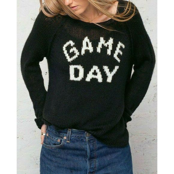 Wooden ships game day sweater Clearance